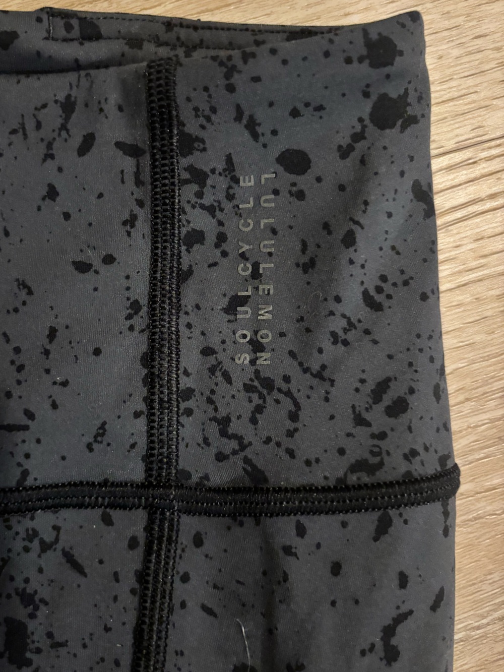 Gray High-Waist speckled Leggings - Picture 5 of 5